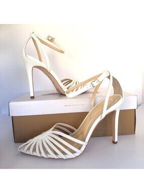 Jessica Simpson Paveri Ankle Strap Heels Pointed Toe Pumps Women Size 8